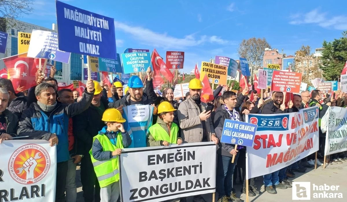 Staj ve çıraklık mağdurlarından Büyük İstanbul Mitingi!