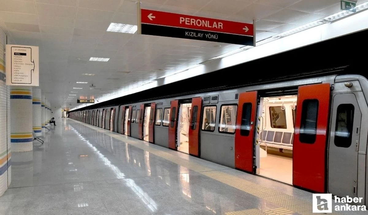 Ankara'da metrolar durdu neden çalışmıyor?