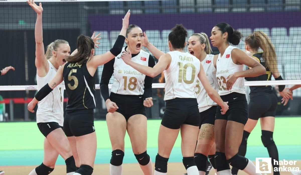 Vakıfbank dünya voleyboluna damga vuruyor