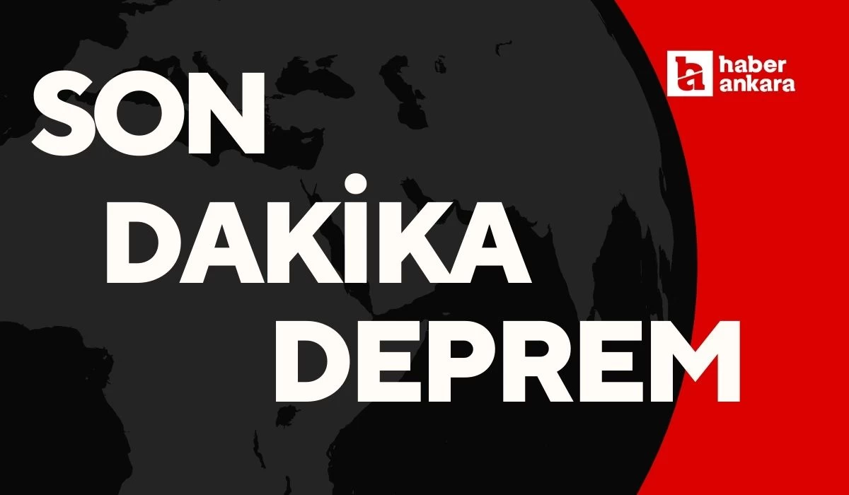 Van sınırında akşam saatlerinde korkutan deprem!