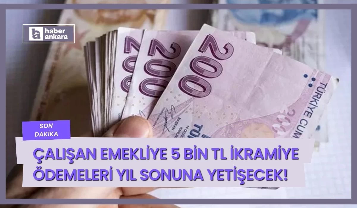 TBMM'de çalışma yapılıyor! Çalışan emekliye 5 bin TL ikramiye ödemeleri yıl sonuna yetişecek!