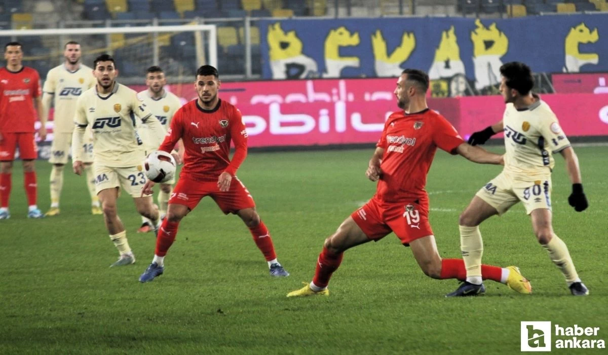 Ankara'da sessiz maç! Ankaragücü Hatayspor ile 0-0 berabere kaldı