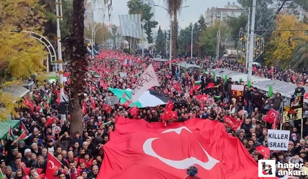 Ankara'da düzenlenecek Büyük Gazze Yürüyüşü ve Mitingine Mamak Belediyesi'nden davet!