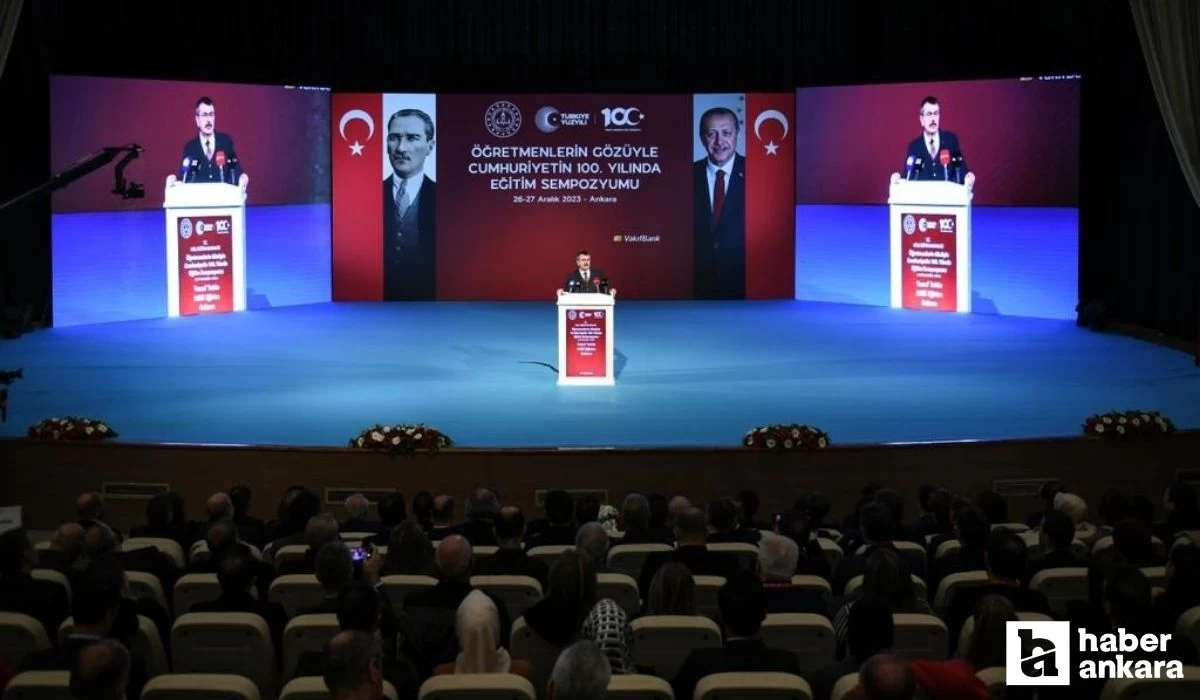 Ankara'da Öğretmenlerin Gözüyle Cumhuriyet'in 100'üncü Yılında Eğitim Sempozyumu düzenlendi!