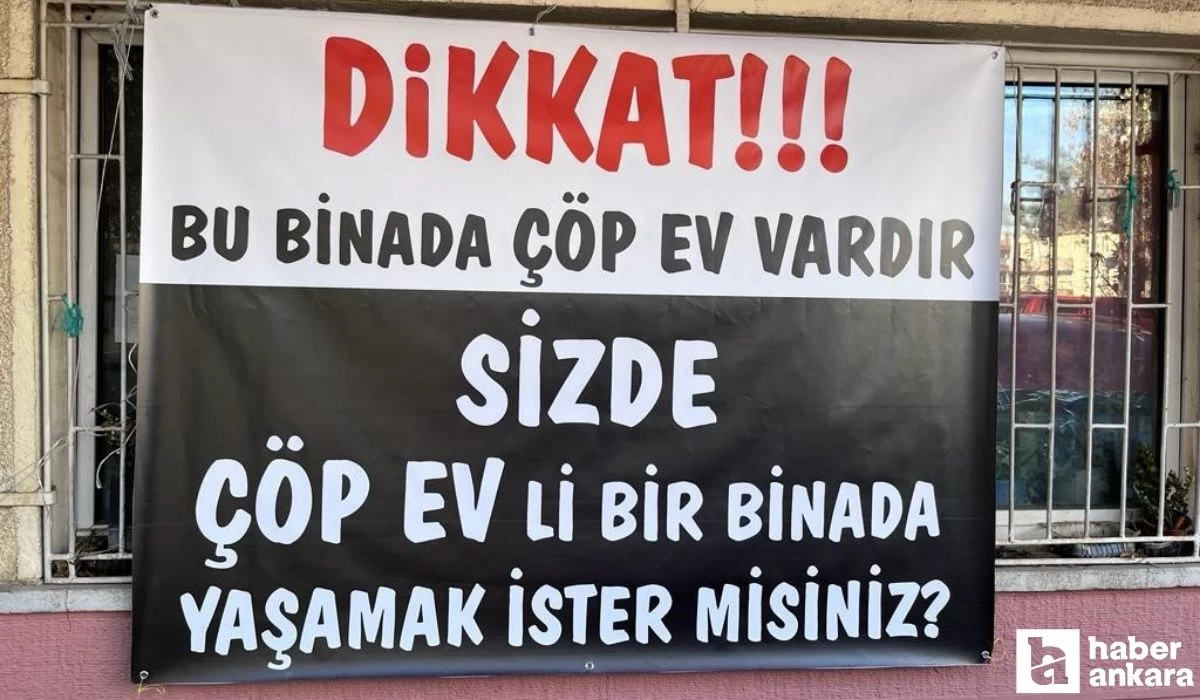 Mahalleli isyan etti! Siz de çöp evli bir binada yaşamak ister misiniz?