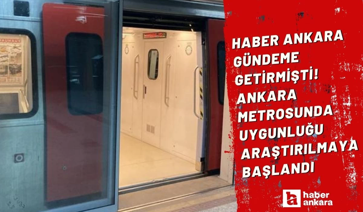 Haber Ankara gündeme getirmişti! Ankara metrosunda cam korkuluk ve güvenlik bariyeri uygunluğu araştırılmaya başlandı