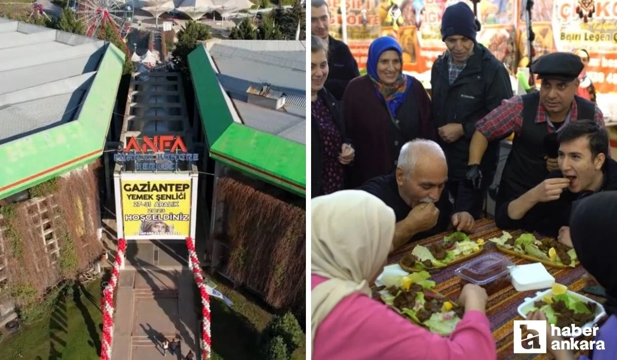 Ankara'da düzenlenen Gaziantep Yemek Şenliği'nden renkli görüntüler!