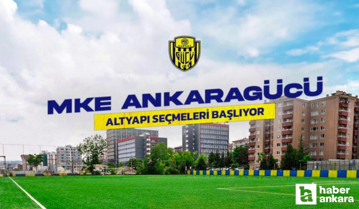 Ankaragücü formasını profesyonel olarak terletmek için altyapı seçmeleri başlıyor!