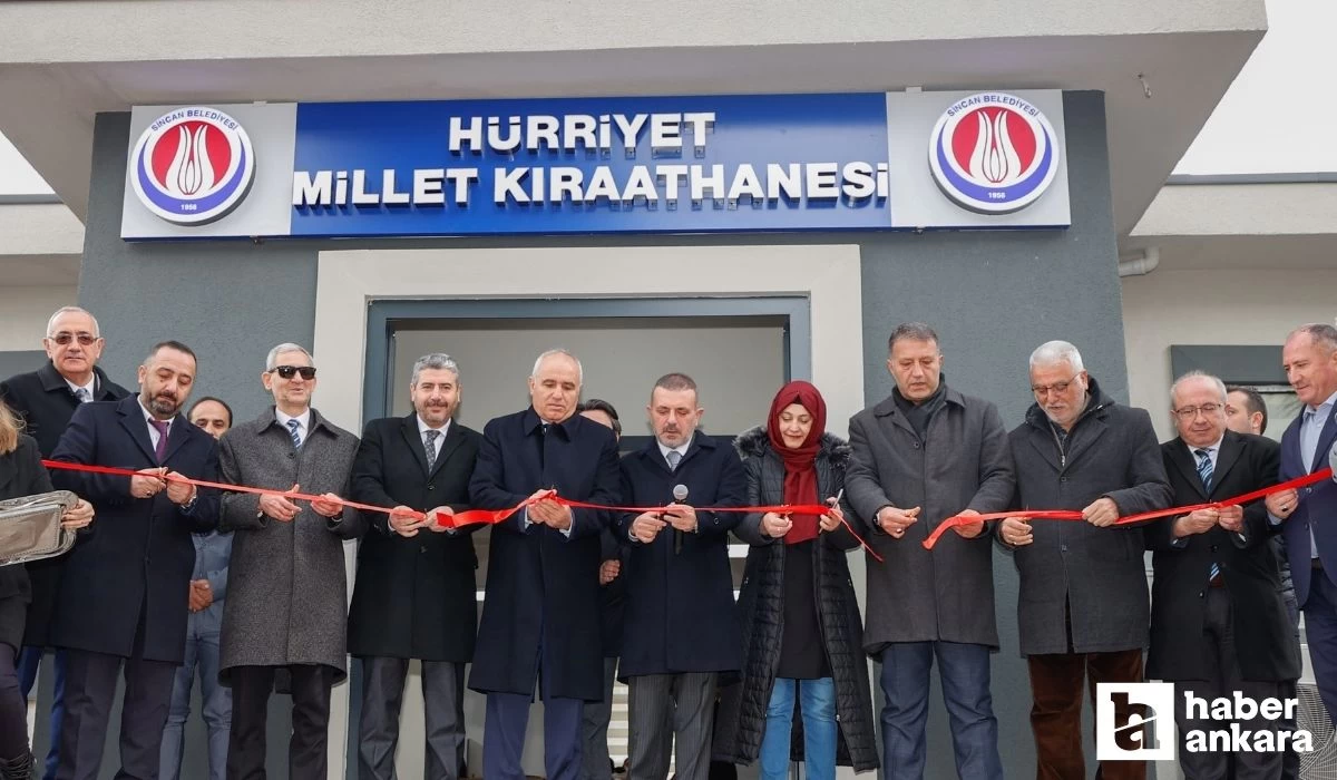 Sincan'da Hürriyet Millet Kıraathanesi açıldı!