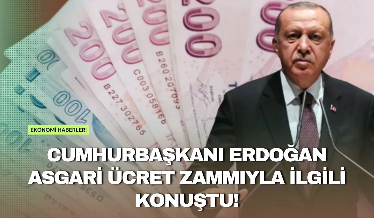 Cumhurbaşkanı Erdoğan asgari ücret zammıyla ilgili konuştu! Elini taşın altına koyduğumuzu gösterdik