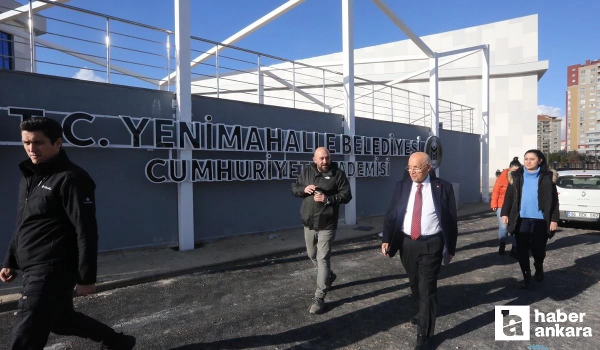 Yenimahalle Belediyesinin yeni eğitim yuvası 100’üncü Yıl Cumhuriyet Akademisi için geri sayım başladı!