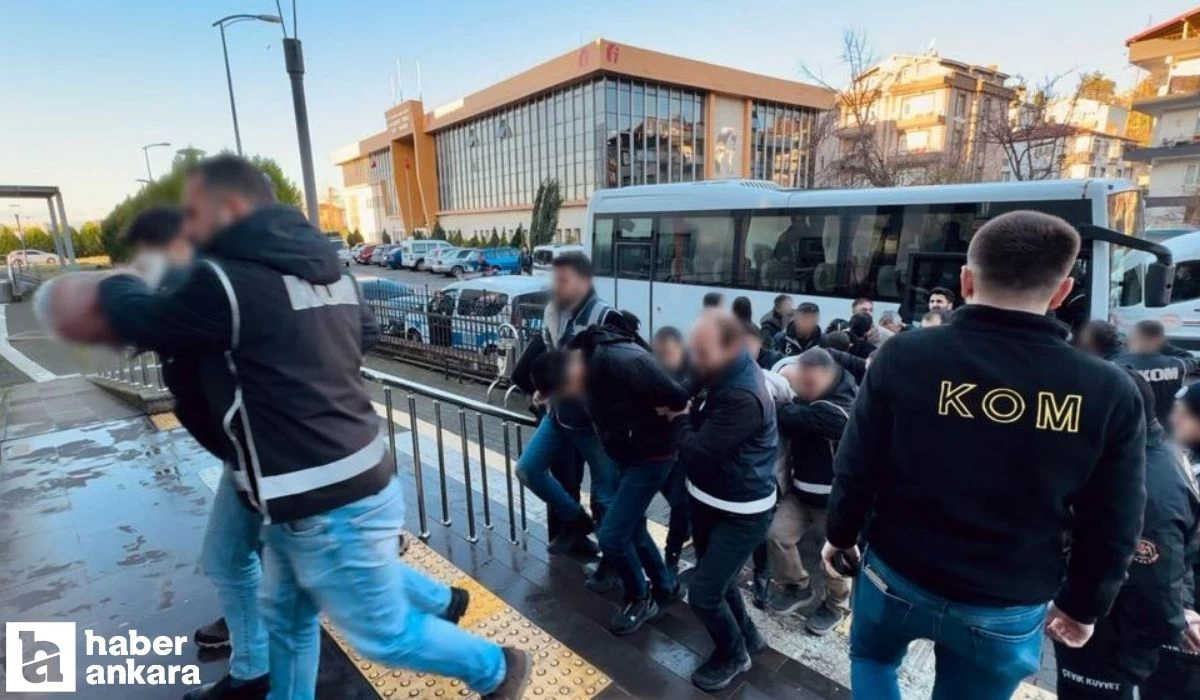 Ankara'da eş zamanlı tefeci operasyonunda 8 tutuklama gerçekleştirildi!