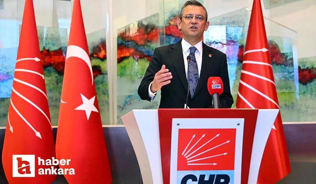 CHP Lider Özel duyurdu! CHP’nin Ankara’daki Anayasa’ya Saygı mitingi iptal edildi