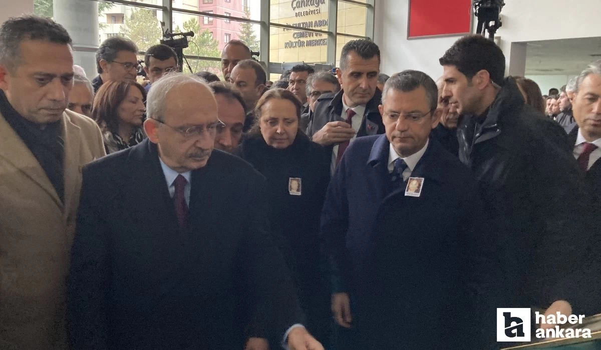 Özel ve Kılıçdaroğlu, Ankara Milletvekili Dinçer'in annesinin cenazesinde bir arada