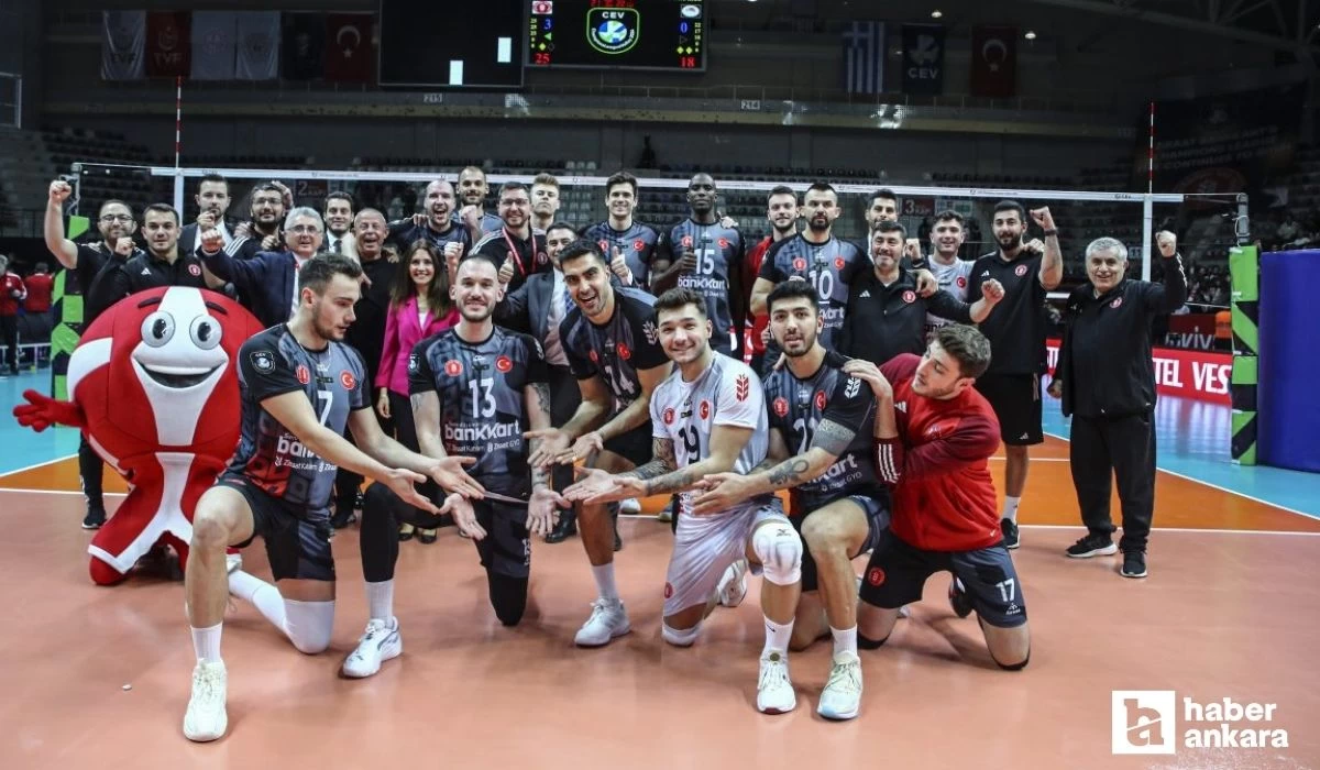 Ziraat Bankkart CEV Şampiyonlar Ligi'nde çeyrek finalde