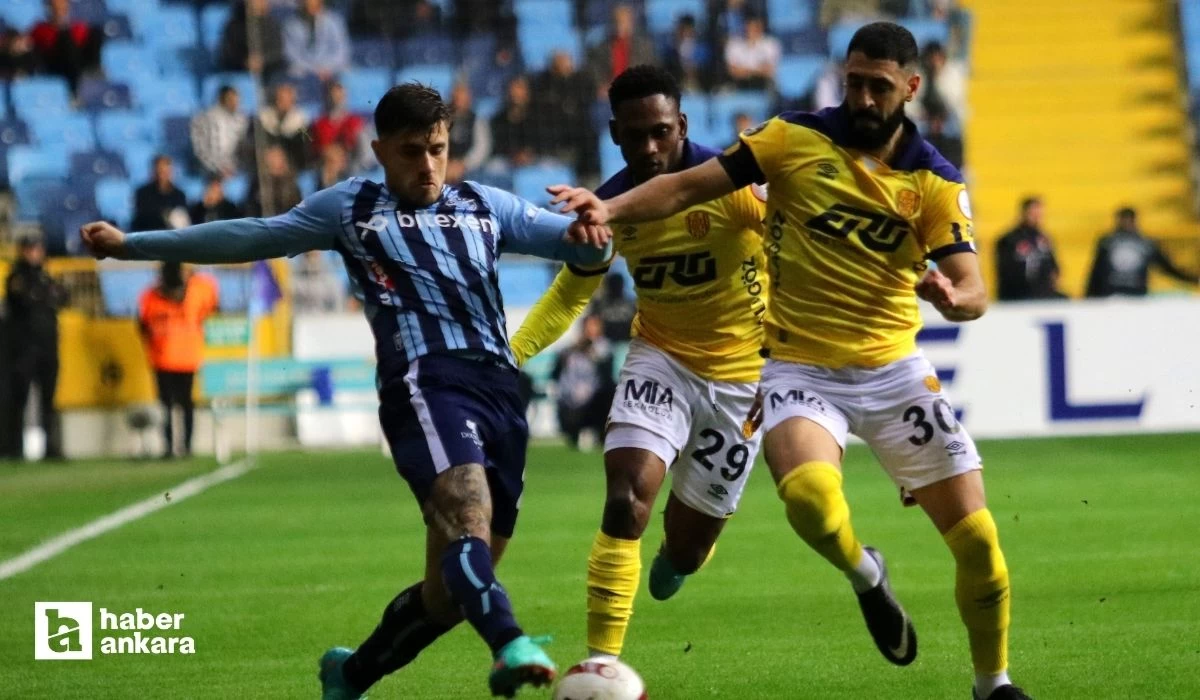 Ankaragücü ile Adana Demirspor karşılaşması 1-1 berabere kaldı!