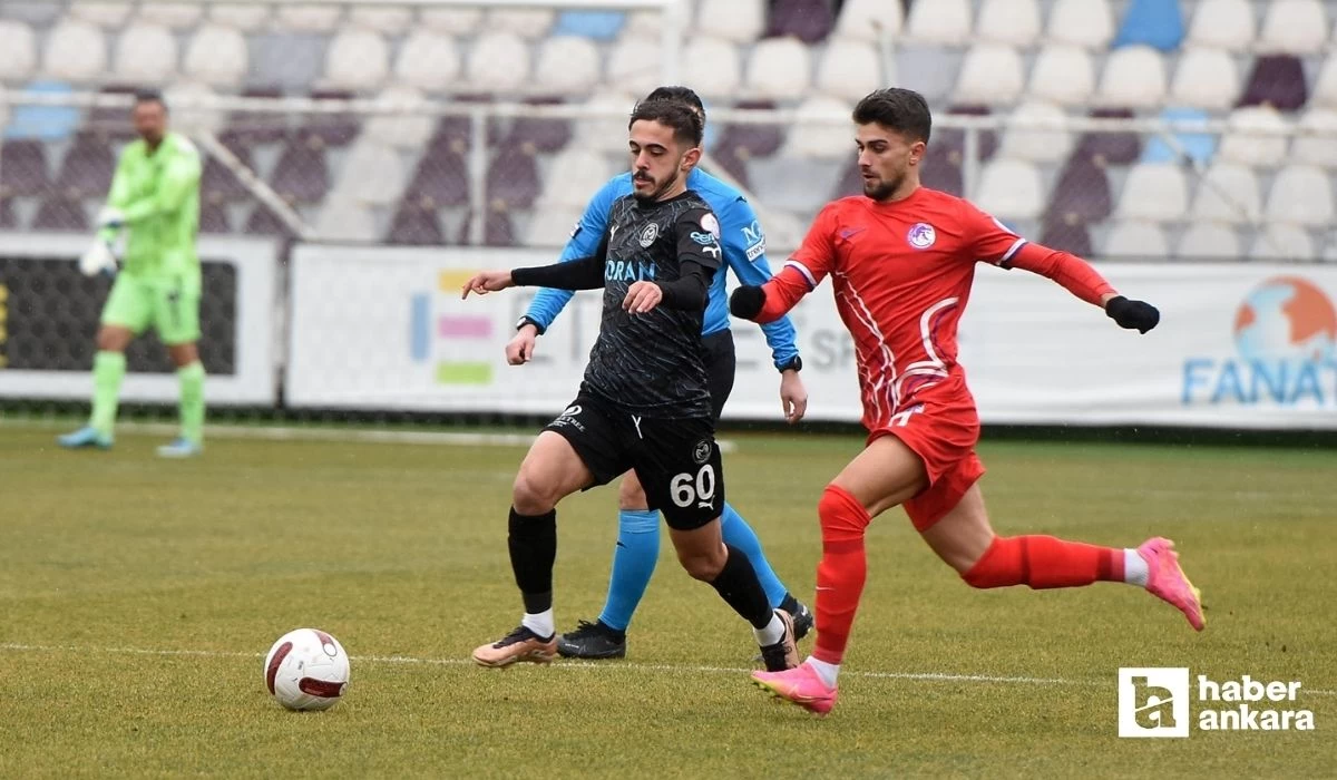 Ankara Keçiörengücü evinde Manisa FK ile 1-1 berabere kaldı