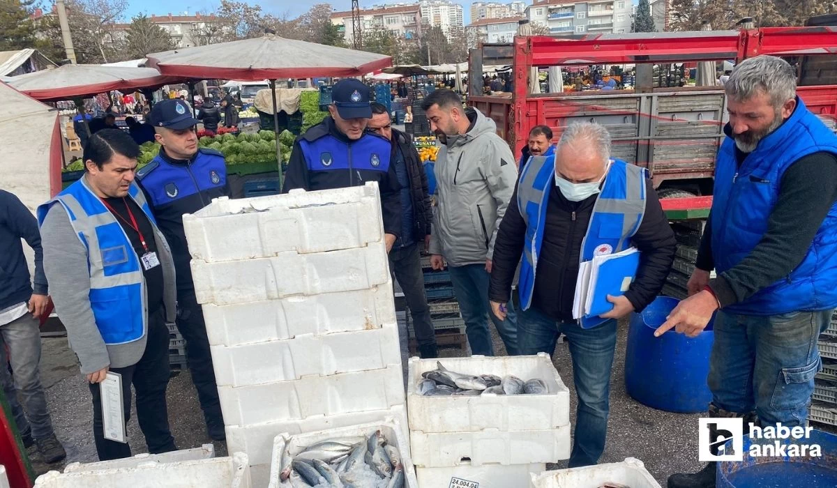 Sincan Belediyesi ekipleri balık denetimi yaptı