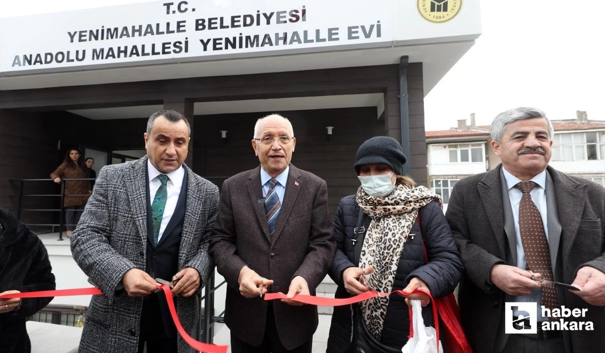 Yenimahalle Belediyesi Yenimahalle Evi'ni hizmete açtı