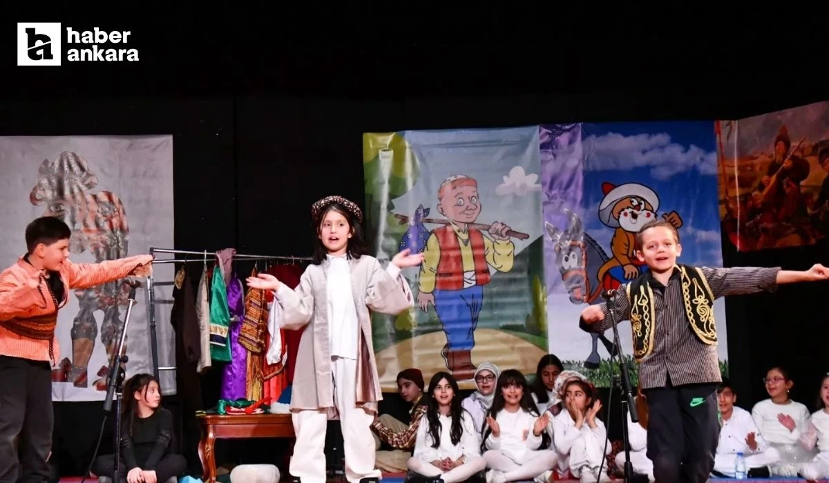 Mamak Belediyesi tarafından Ak Masal Kara Masal adlı tiyatro gösterisi düzenlendi