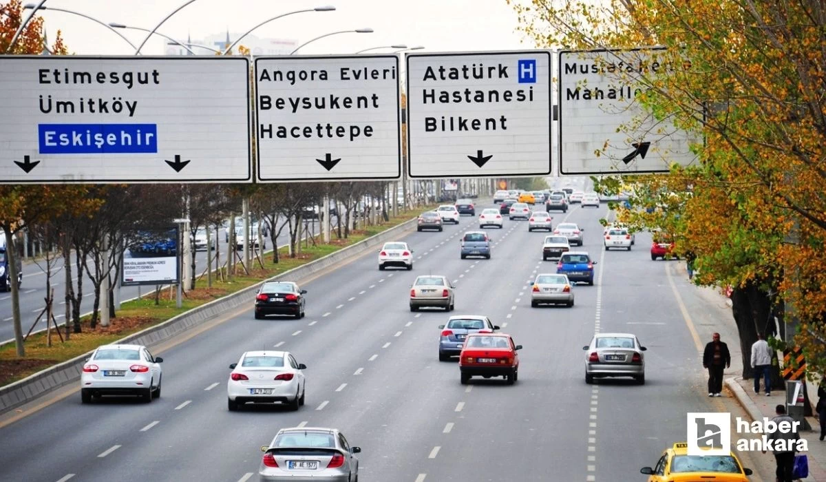 Ankara Emniyet Müdürlüğü bugün araç trafiğine kapatılacak yolları açıkladı