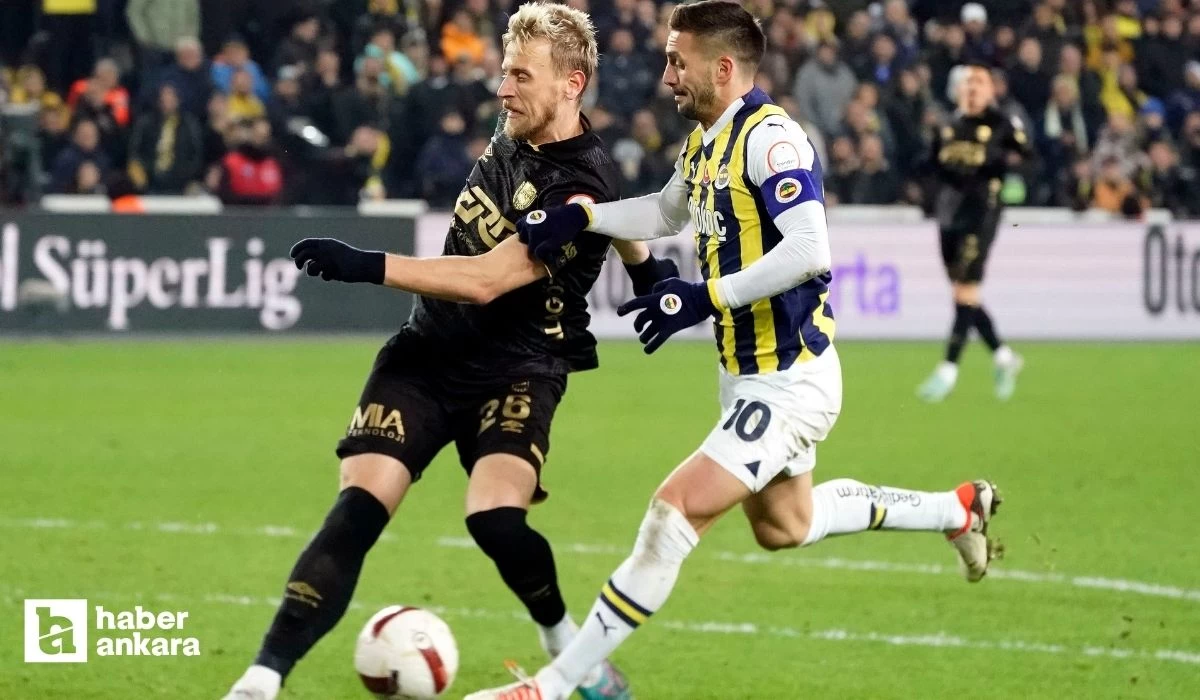 MKE Ankaragücü, Fenerbahçe’ye 2-1 mağlup oldu!