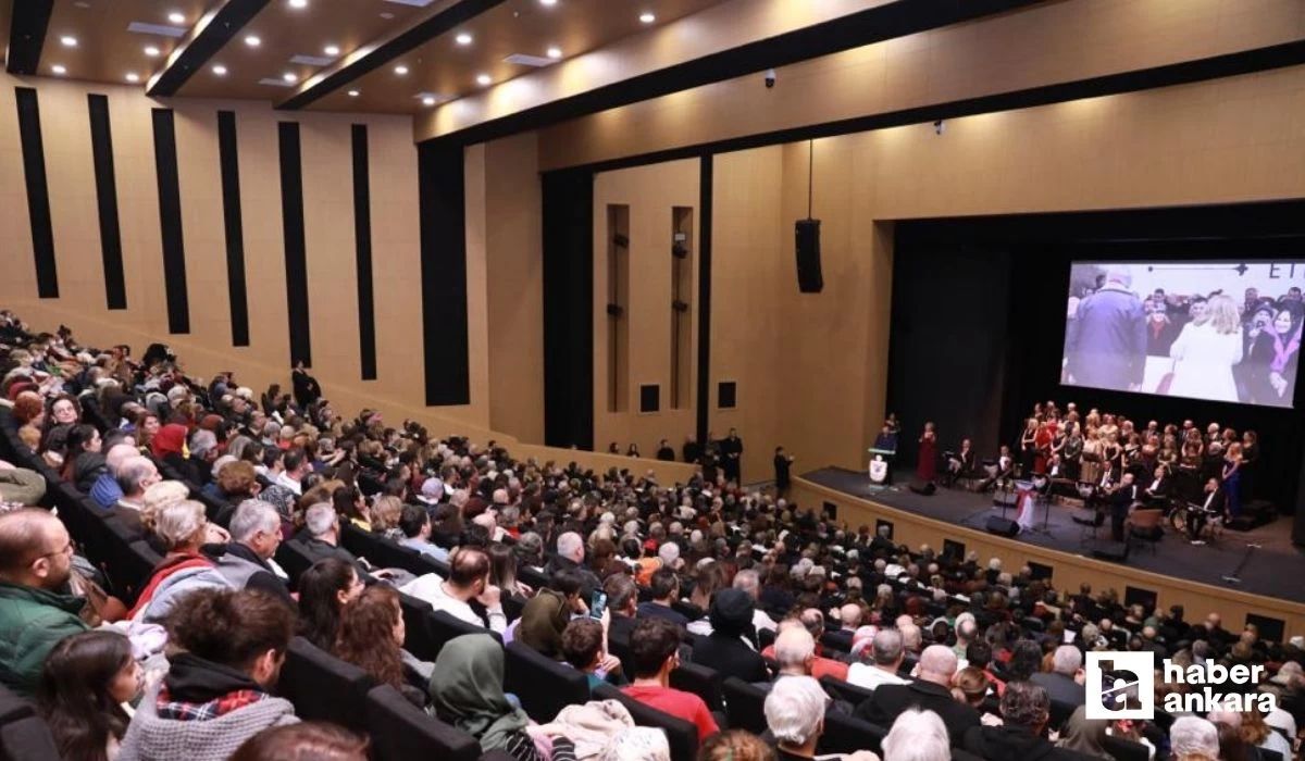 Etimesgut Belediyesi ev sahipliğinde 100. Yıl CKM'de ilk konser yapıldı