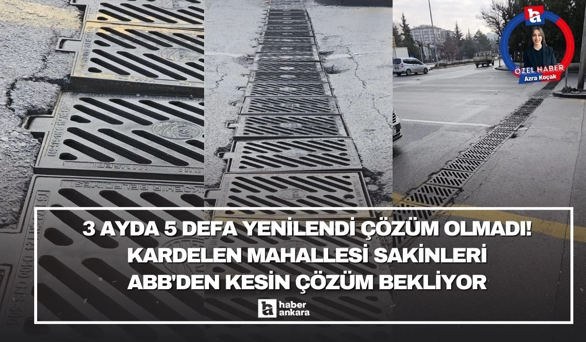 3 ayda 5 defa yenilendi çözüm olmadı! Kardelen Mahallesi sakinleri ABB'den kesin çözüm bekliyor