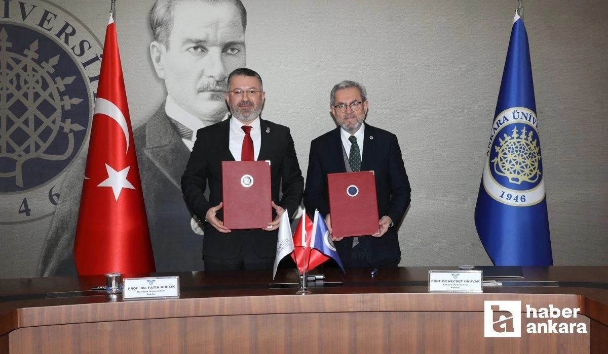 Ankara Üniversitesi ile KBÜ arasında SOSYALFEST protokolü imzalandı!