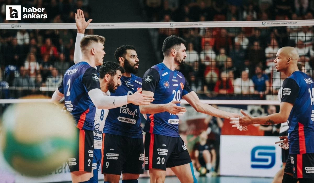 Halkbank play off'un ilk ayağında mağlup oldu