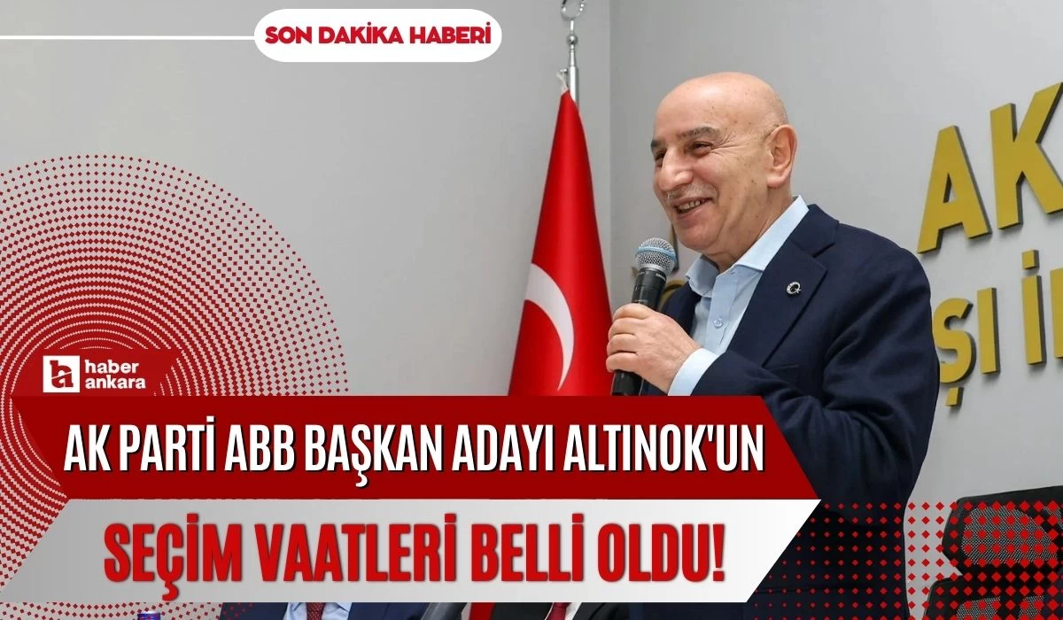 AK Parti ABB Başkan adayı Altınok'un seçim vaatleri belli oldu! Emekliye 5 bin TL aylık destek, metro, konut ve daha fazlası