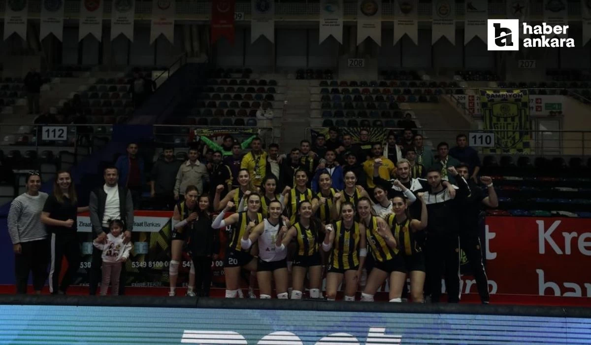 MKE Ankaragücü Astor Karayolları'nı 3-0 mağlup etti! Sarı melekler yarı final için Kütahya'ya gidiyor