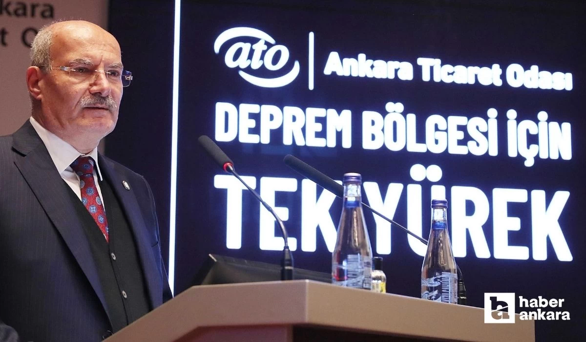 ATO Başkanı Gürsel Baran'dan 6 Şubat depremlerinin 1. yılı mesajı