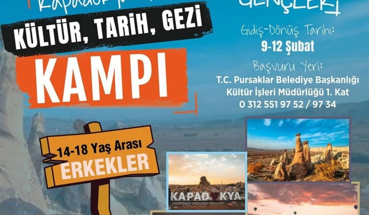 Pursaklar Belediyesi'nden gençlere Nevşehir çıkarması!