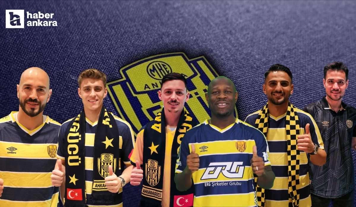 Ankaragücü hareketli bir transfer dönemi geçirdi! 6 oyuncu geldi, 7 oyuncu gitti