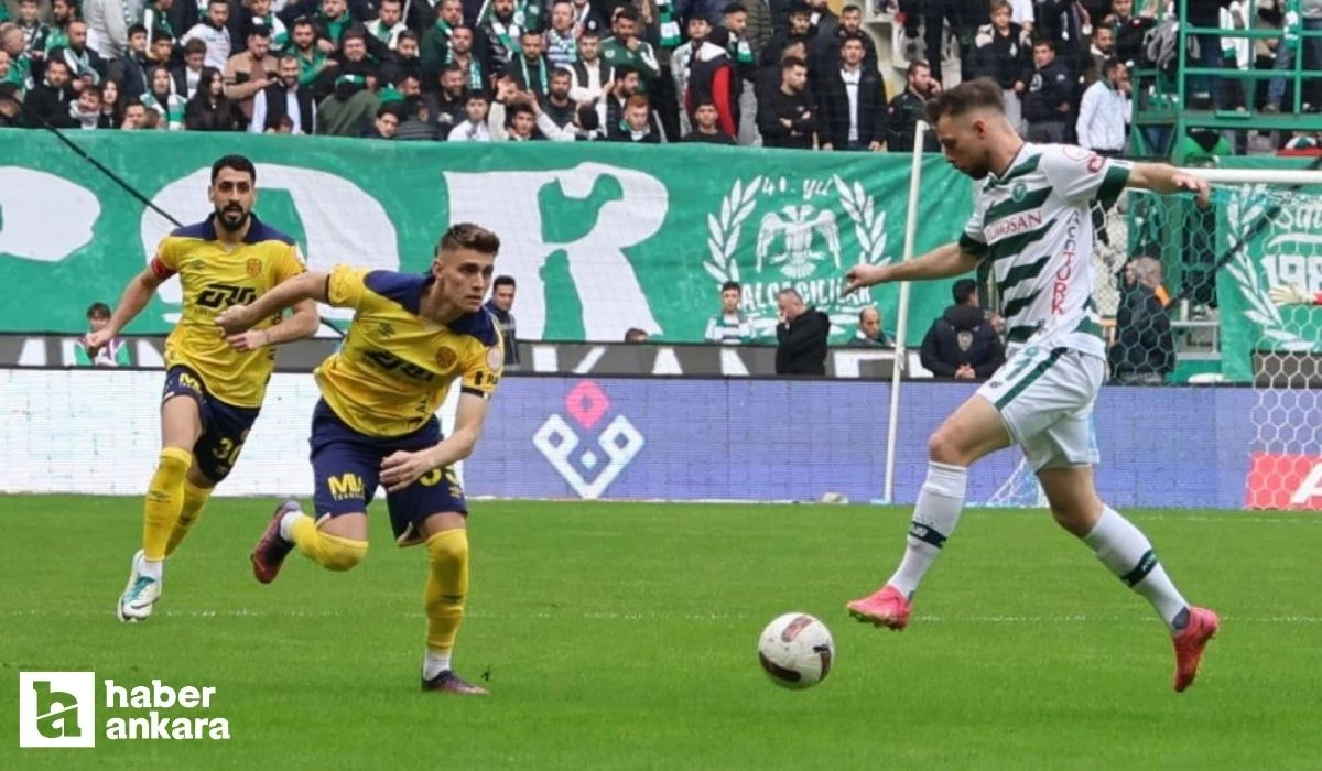 MKE Ankaragücü Konyaspor'a 1-0 mağlup oldu!