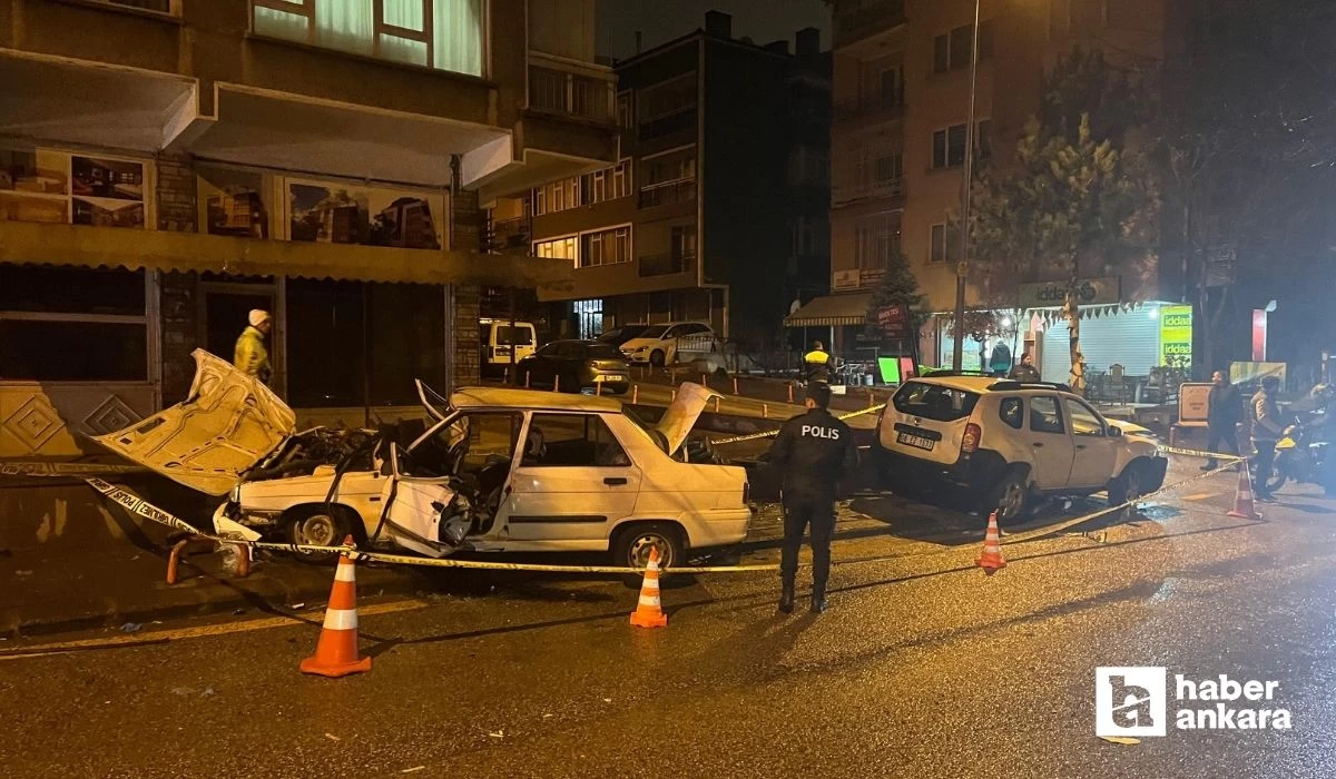 Ankara Çankaya'da trafik kazası: 1 Ölü