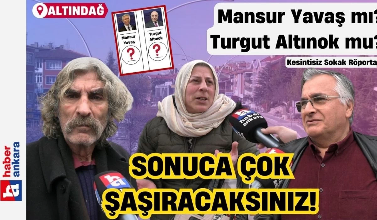 Mansur Yavaş mı Turgut Altınok mu? Altındağ'da şaşırtan sonuç