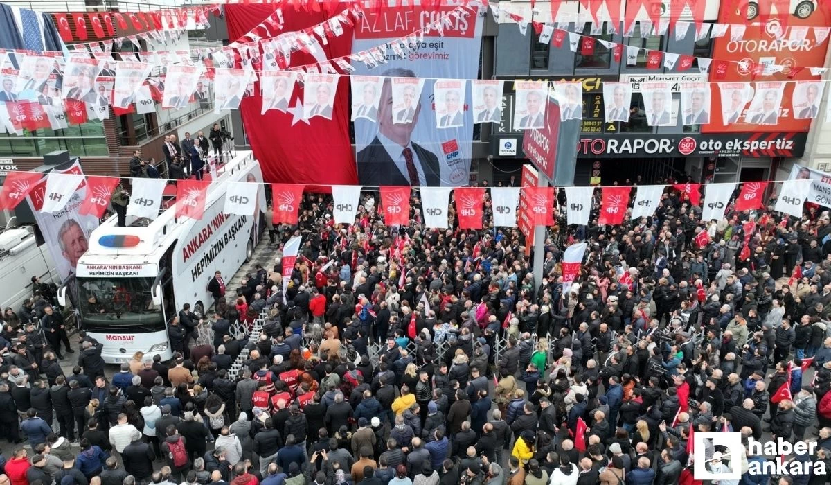 CHP Genel Başkanı Özel, Ankara Etimesgut Seçim Koordinasyon Merkezinin açılışına katıldı!