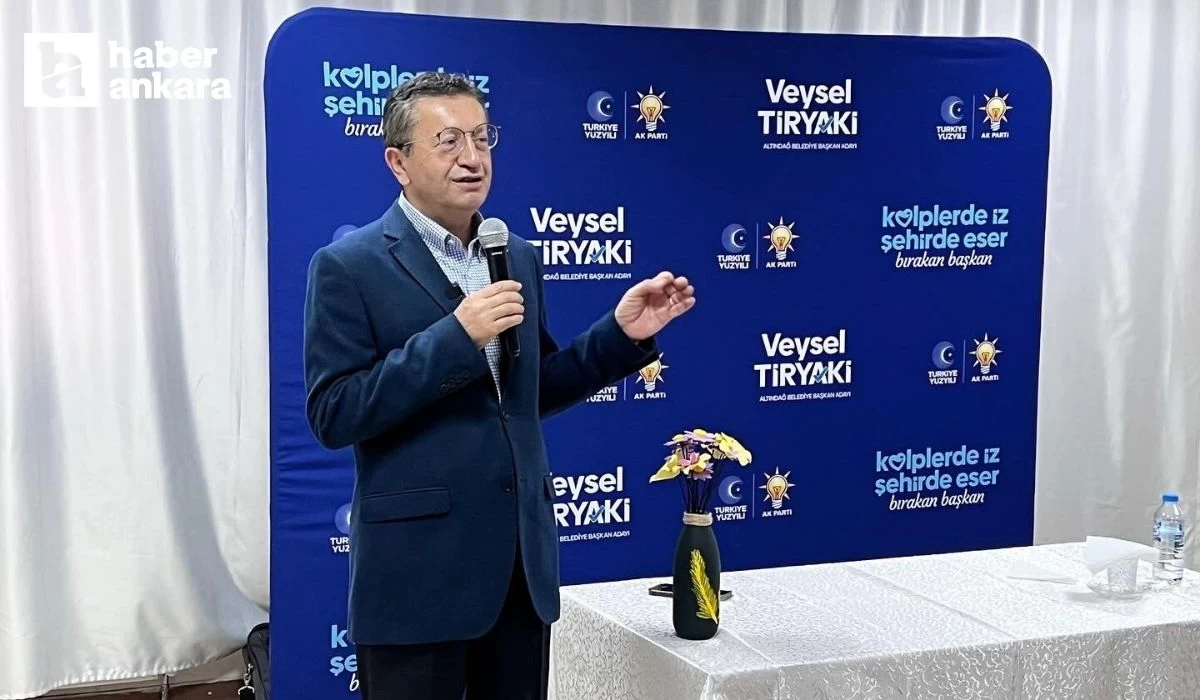 AK Parti Altındağ Belediye Başkan Adayı Veysel Tiryaki, seçim çalışmalarına son sürat devam ediyor!