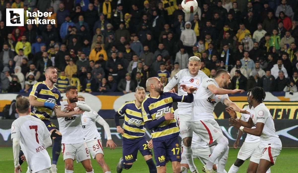 MKE Ankaragücü, Galatasaray karşılaşmasında 3-0 mağlup oldu!