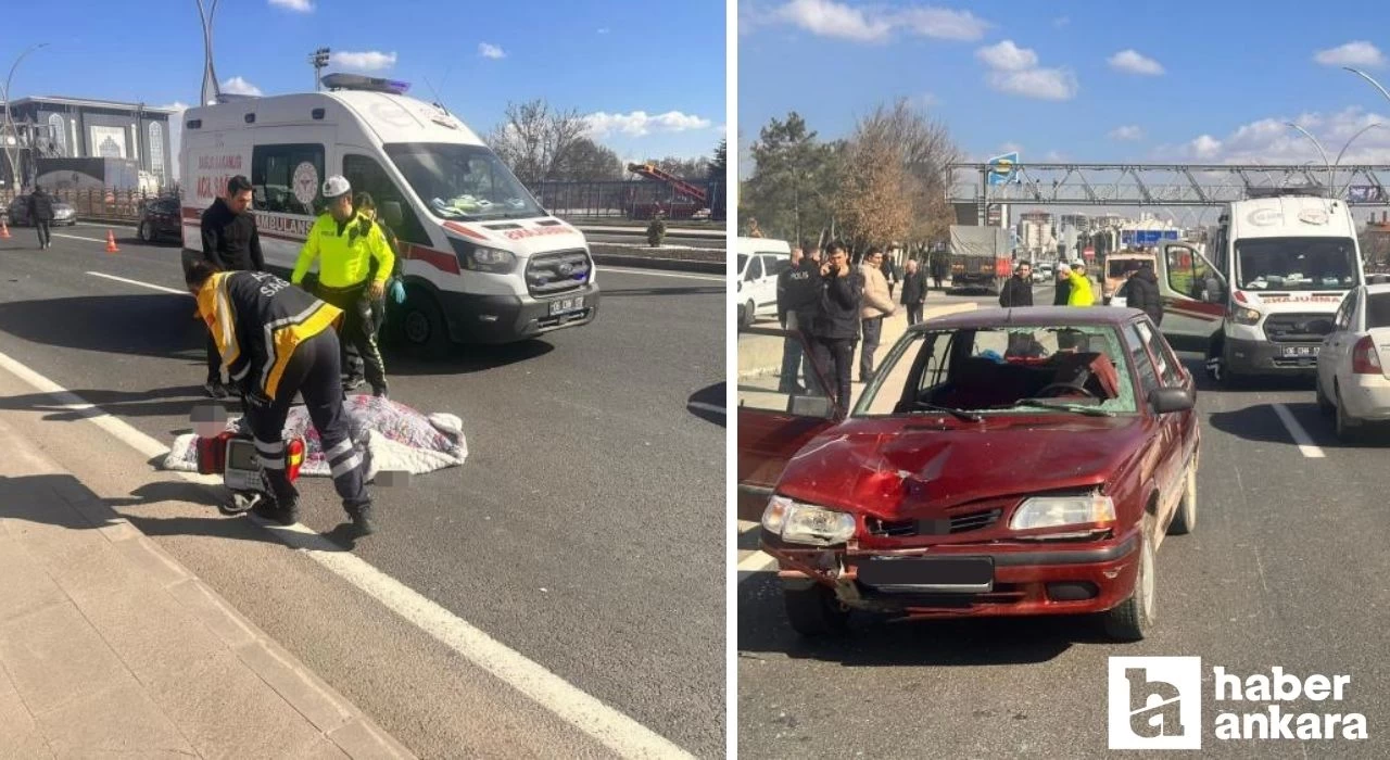 Ankara Polatlı'da yaya geçidini kullanmayan yaşlı adam hayatını kaybetti!