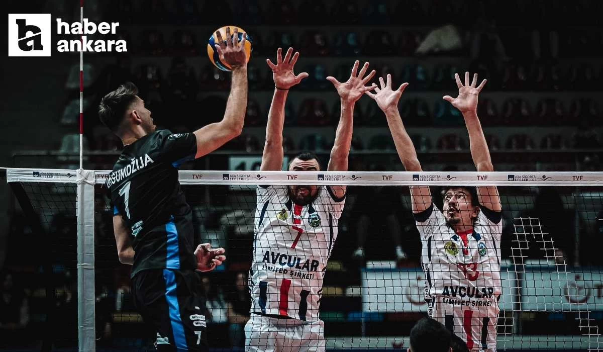 Halkbank 21'de 21 yaptı ve liderliğini sürdürdü