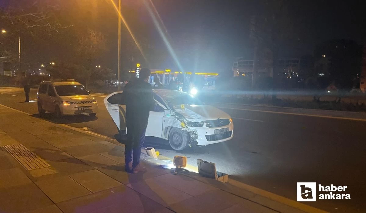 Ankara Etimesgut'ta feci kaza! Otomobil yayalara çarptı
