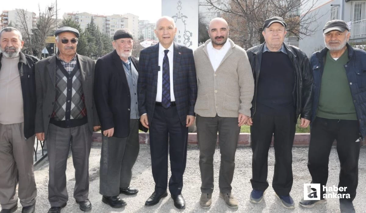 Yenimahalle Belediye Başkanı Fethi Yaşar Kentkoop mahallesini ziyaret etti