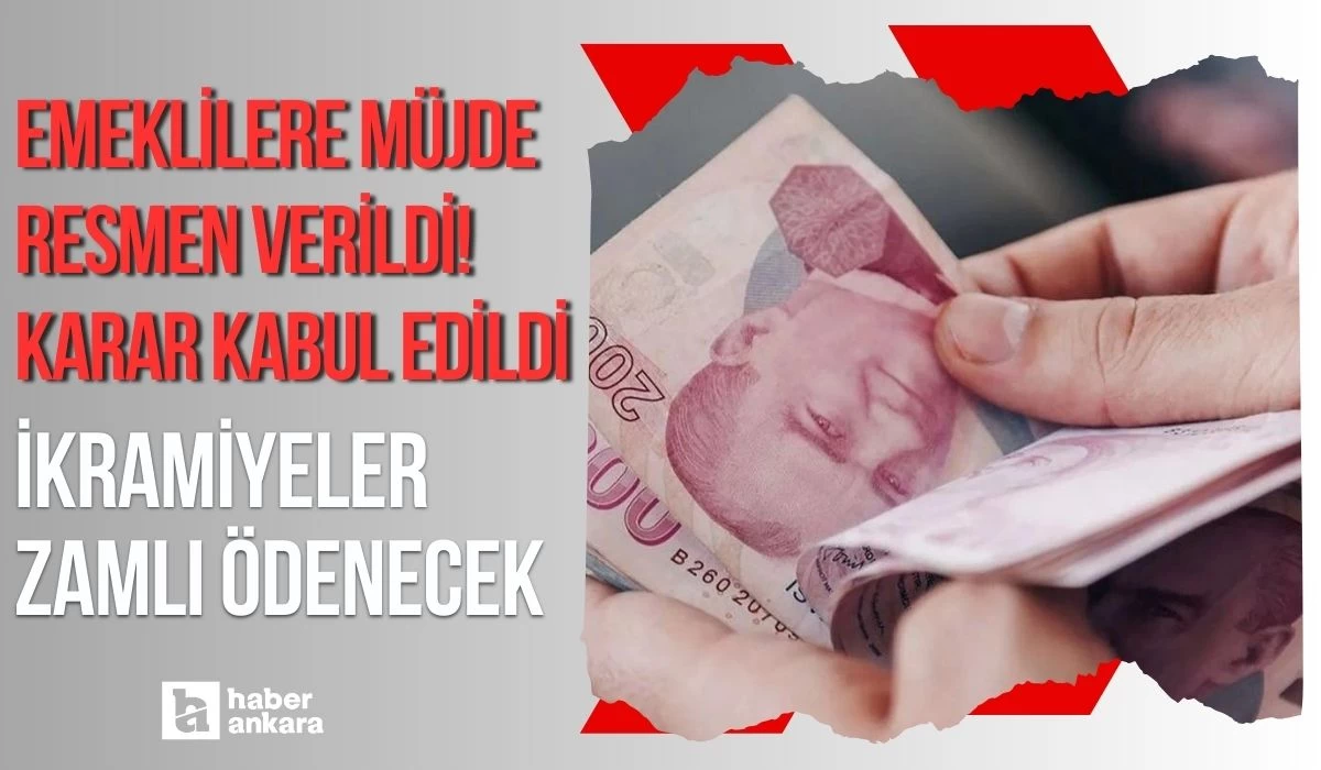 Emeklilere müjde resmen verildi! Karar TBMM'de kabul edildi ikramiyeler zamlı ödenecek