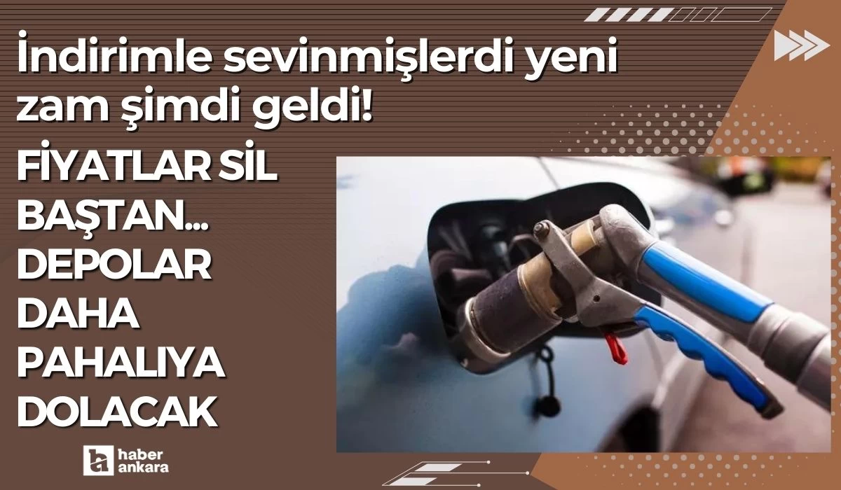 Ankaralılar indirimle sevinmişti yeni zam geldi! Fiyatlar sil baştan değişti depolar daha pahalıya dolacak