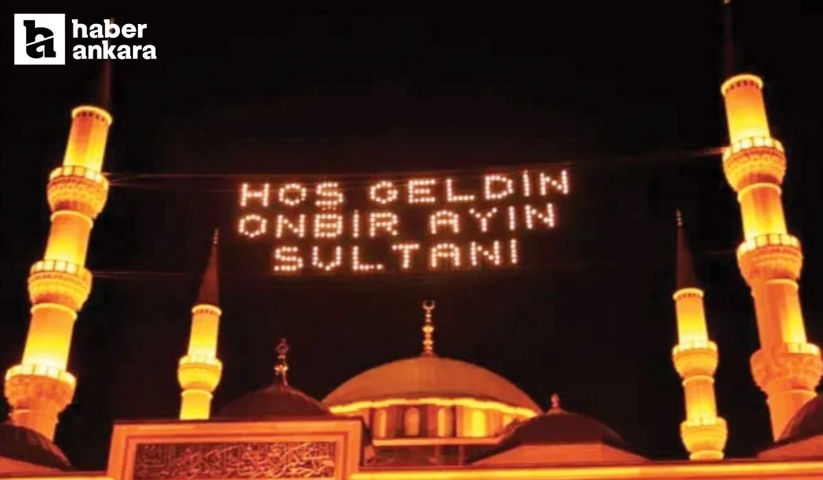 2024 Ramazan ayı ilk sahur ne zaman, Ankara iftar ve sahur saatleri ne zaman?