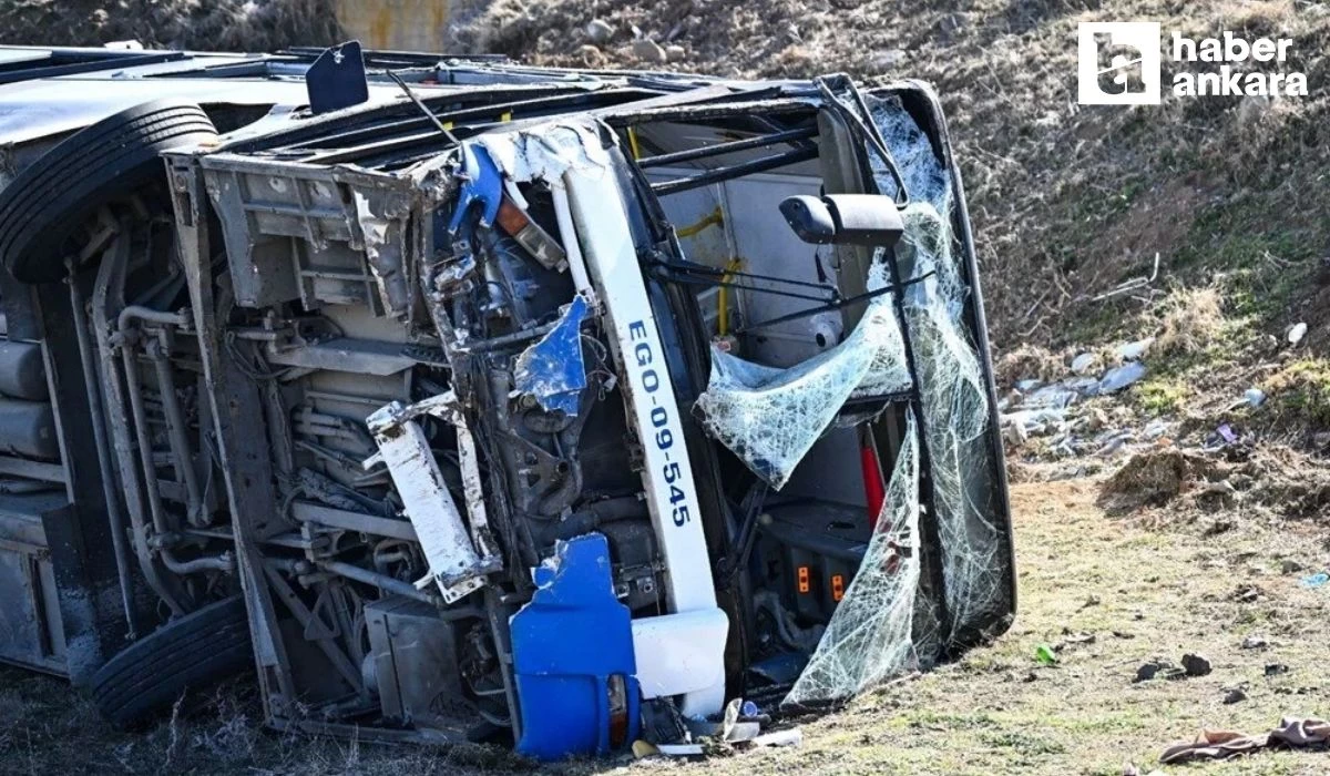 EGO Genel Müdürlüğü'nden devrilen EGO otobüsü hakkında açıklama geldi!