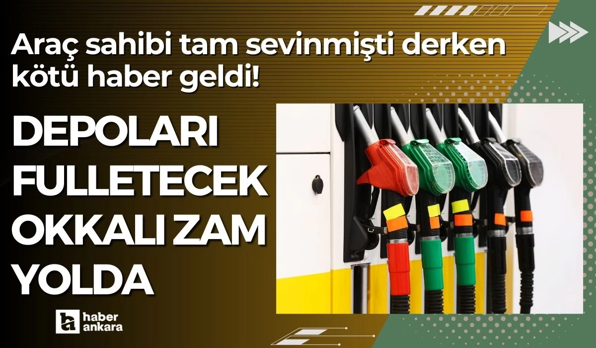 Araç sahibi tam sevinmişti derken kötü haber geldi! Depoları fulletecek okkalı zam yolda